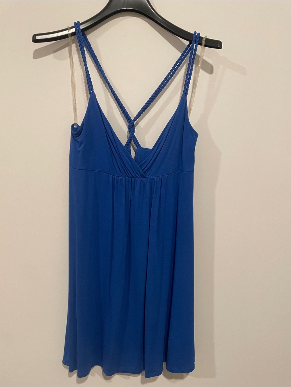 Forever 21 Cobalt Blue Braided-Strap Sundress